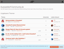Tablet Screenshot of board.duesseldorf-community.de